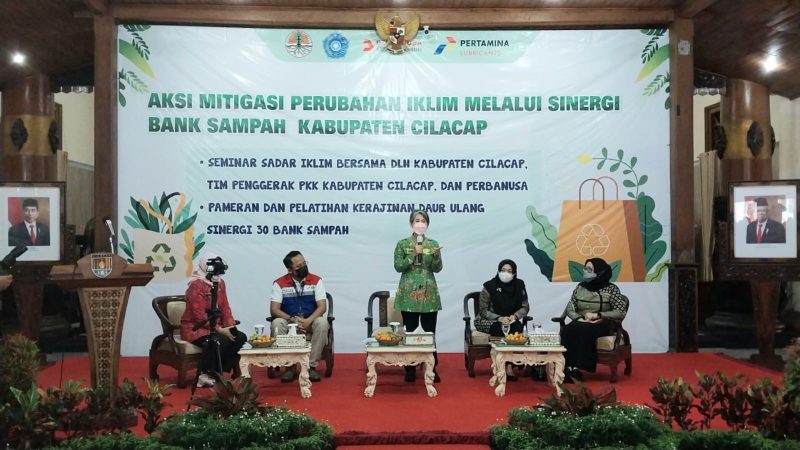 Begini Aksi Mitigasi Perubahan Iklim Sinergi Bank Sampah Di Cilacap