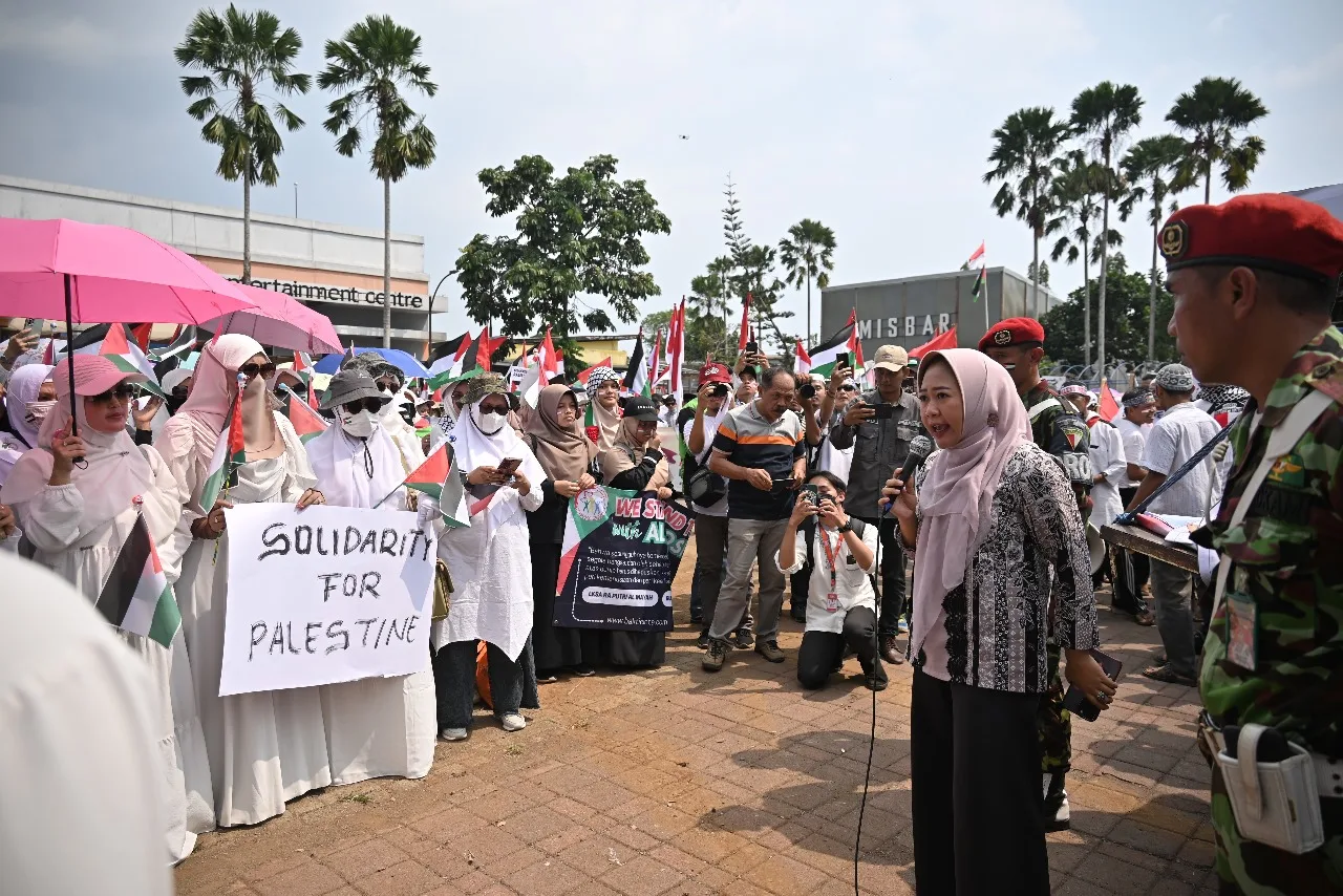 Aksi solidaritas peduli palestina 