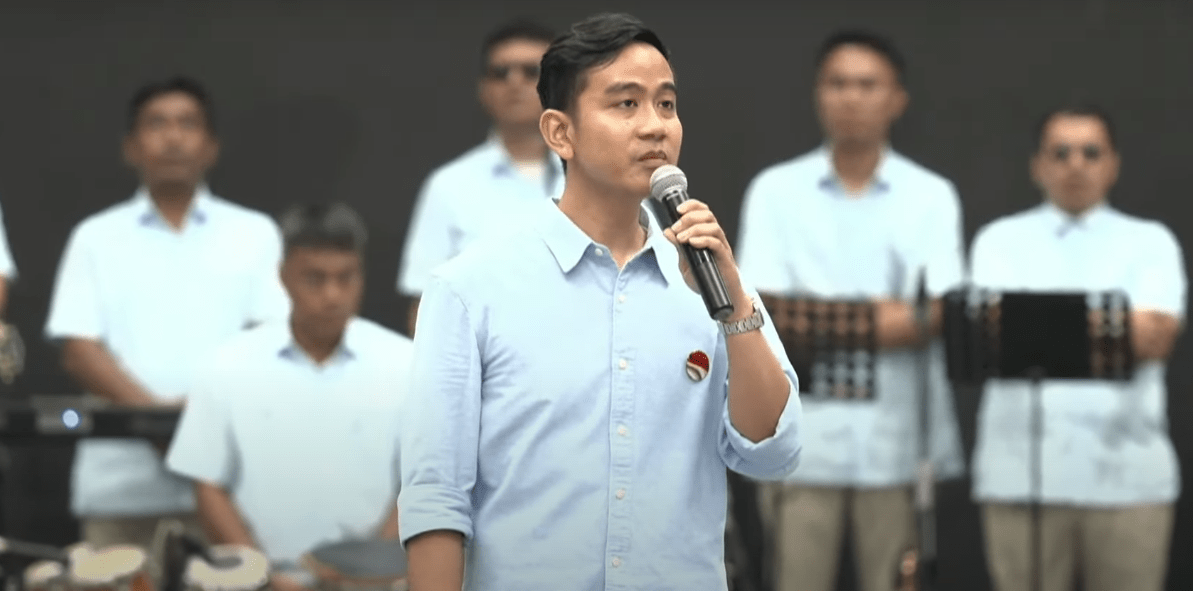 Potret Gibran Rakabuming Raka, Calon Wakil Presiden Pemilu 2024.