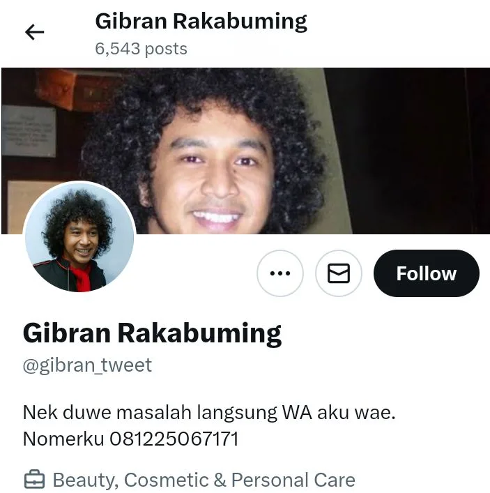 Gibran Rakabuming 