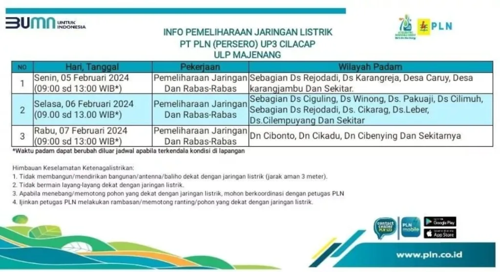 pemadaman listrik