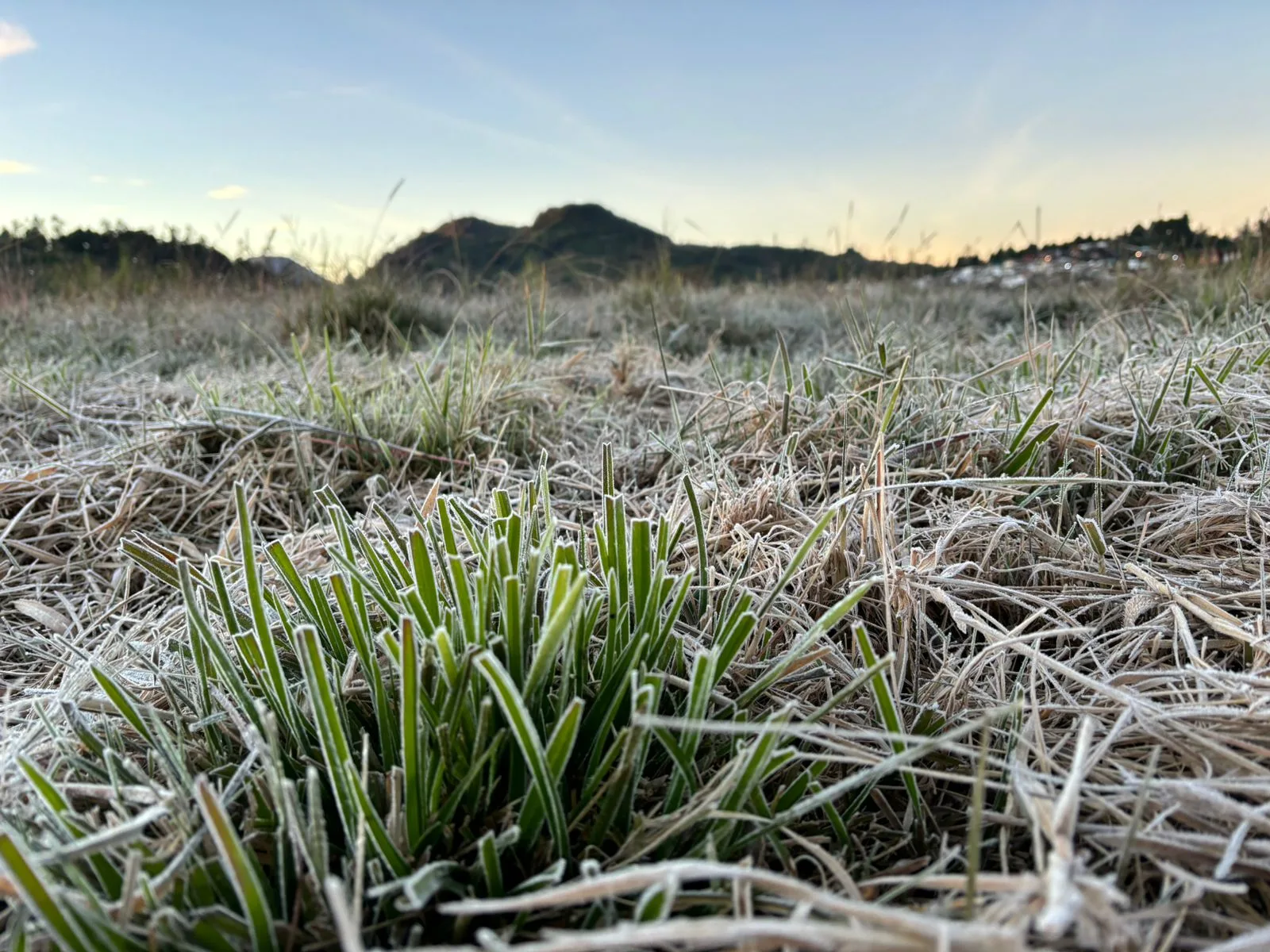 Salju di Dieng 