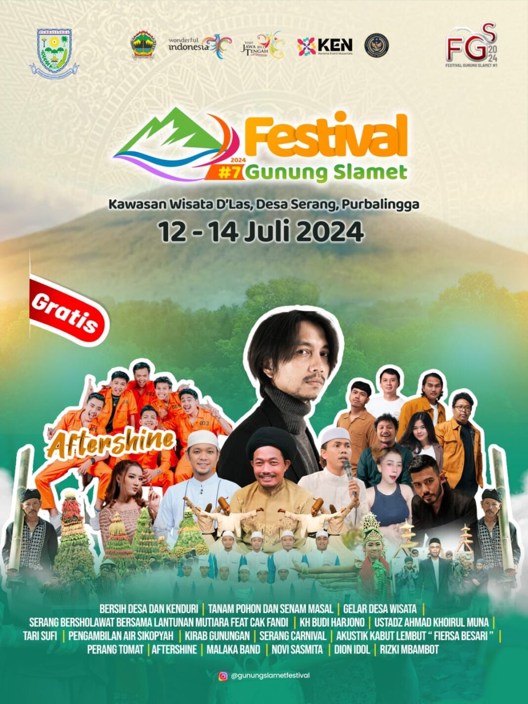 Festival gunung slamet 