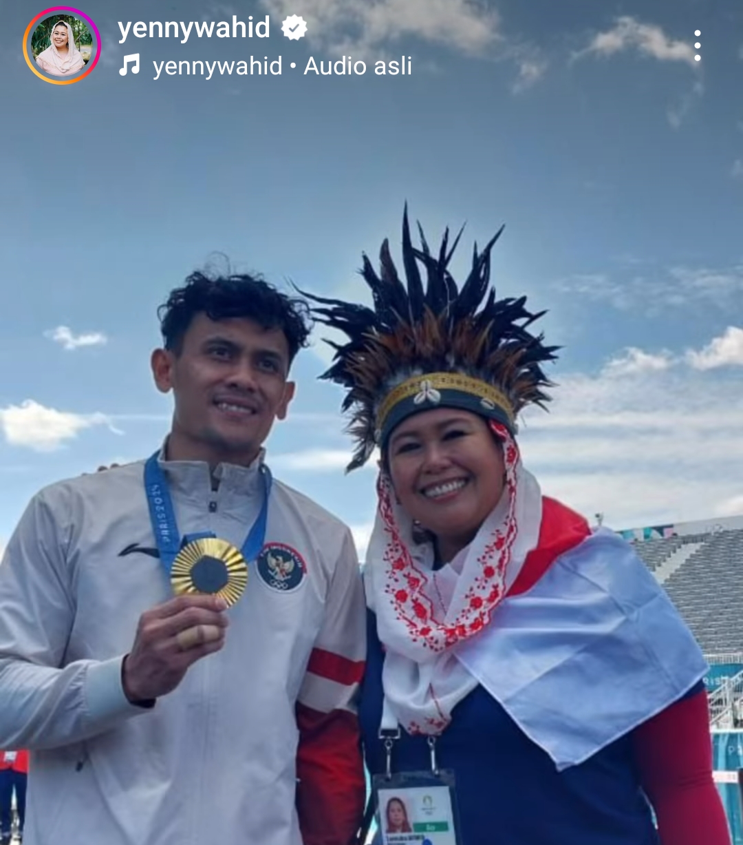 Sensasi Kadek! Raih Perunggu, Apa Kata Yenny Wahid?
