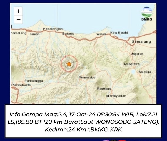 Gempa di sekitar wonosobo