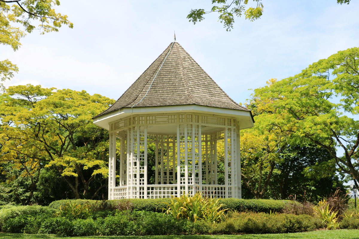 Ide gazebo minimalis untuk family time