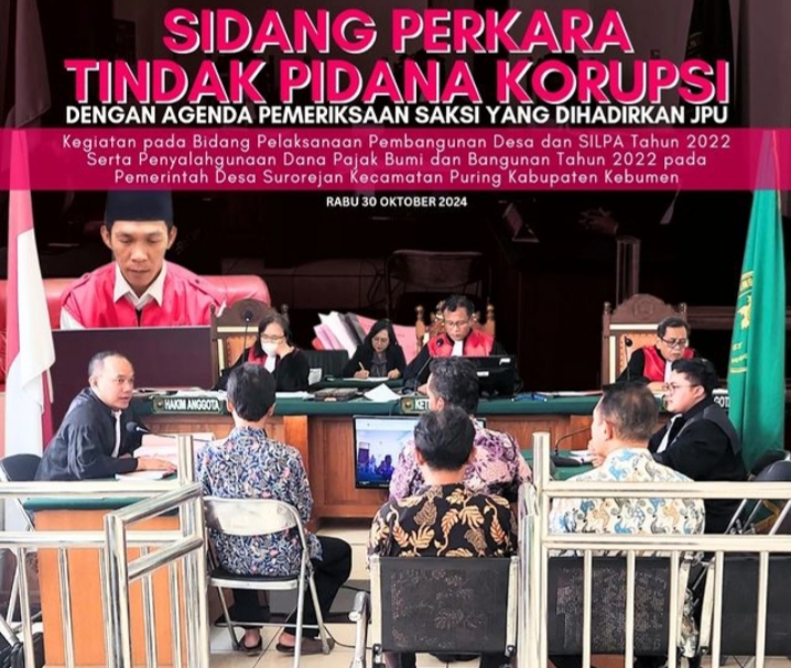 Sidang dugaan korupsi