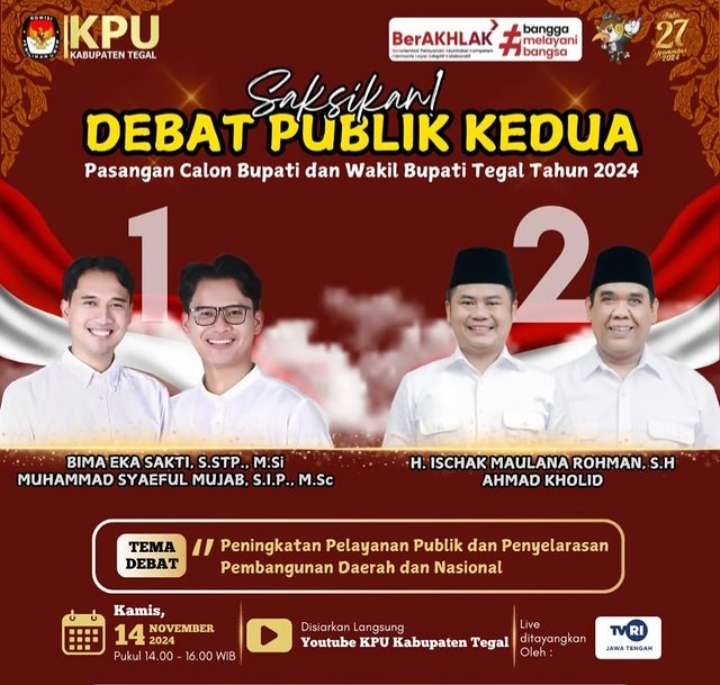 Debat Pilkada Kabupate  Tegal