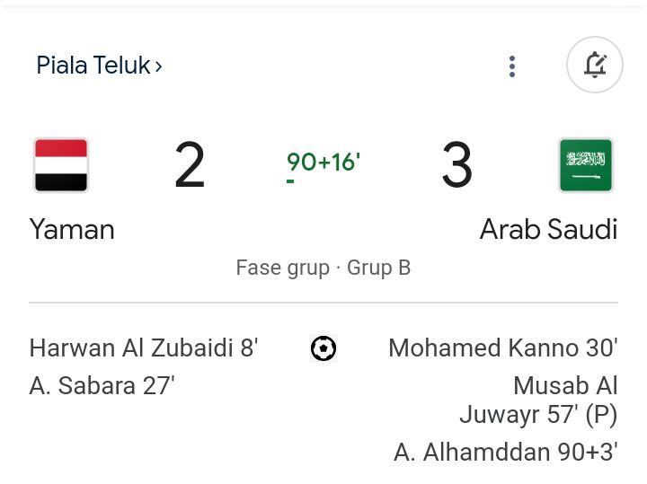 Yaman vs Arab Saudi