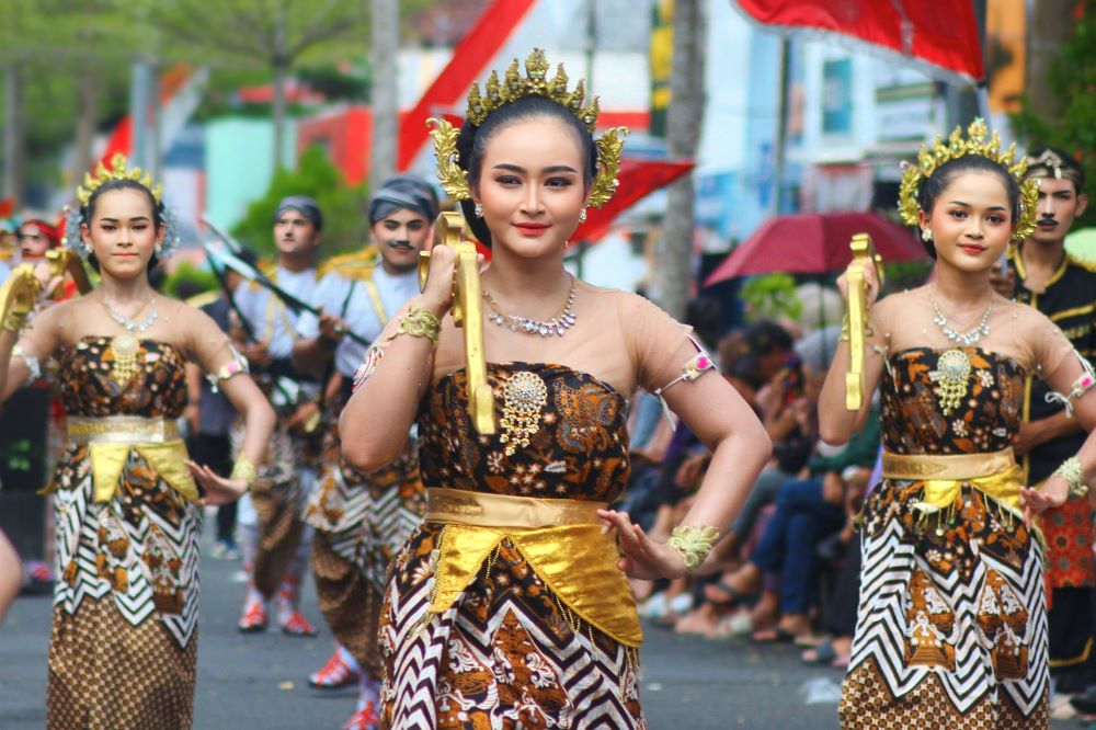 Pawai budaya Purbalingga 