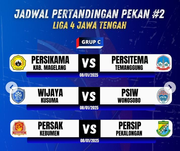 Jadwal Liga 4 Jateng 