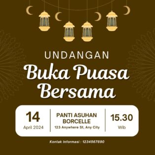 poster undangan buka puasa