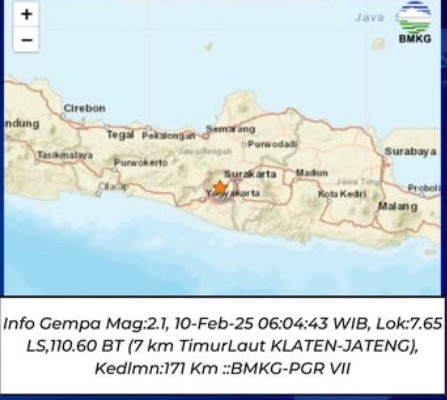 gempa sekitar klaten