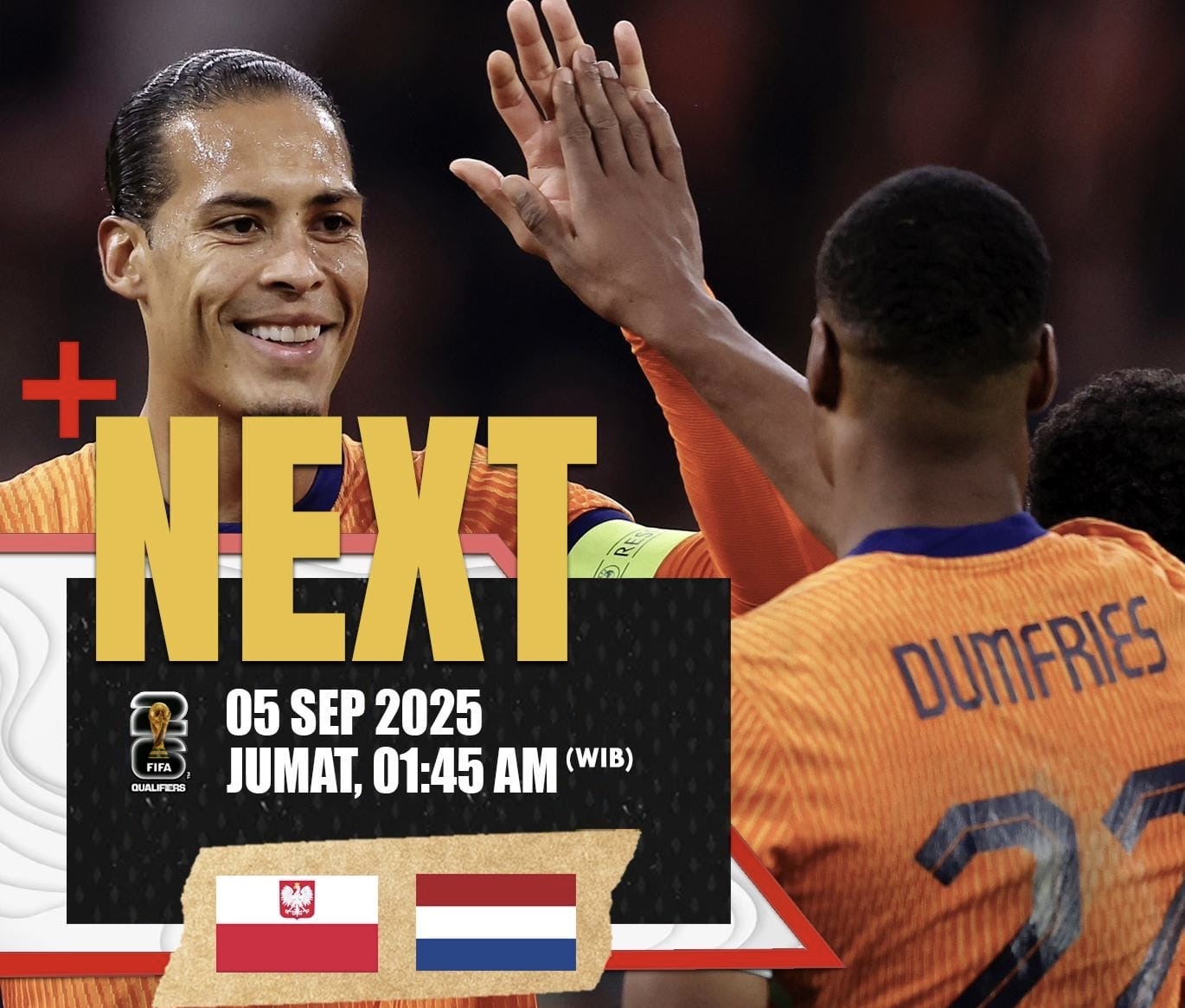Cara Nonton Timnas Belanda vs Polandia