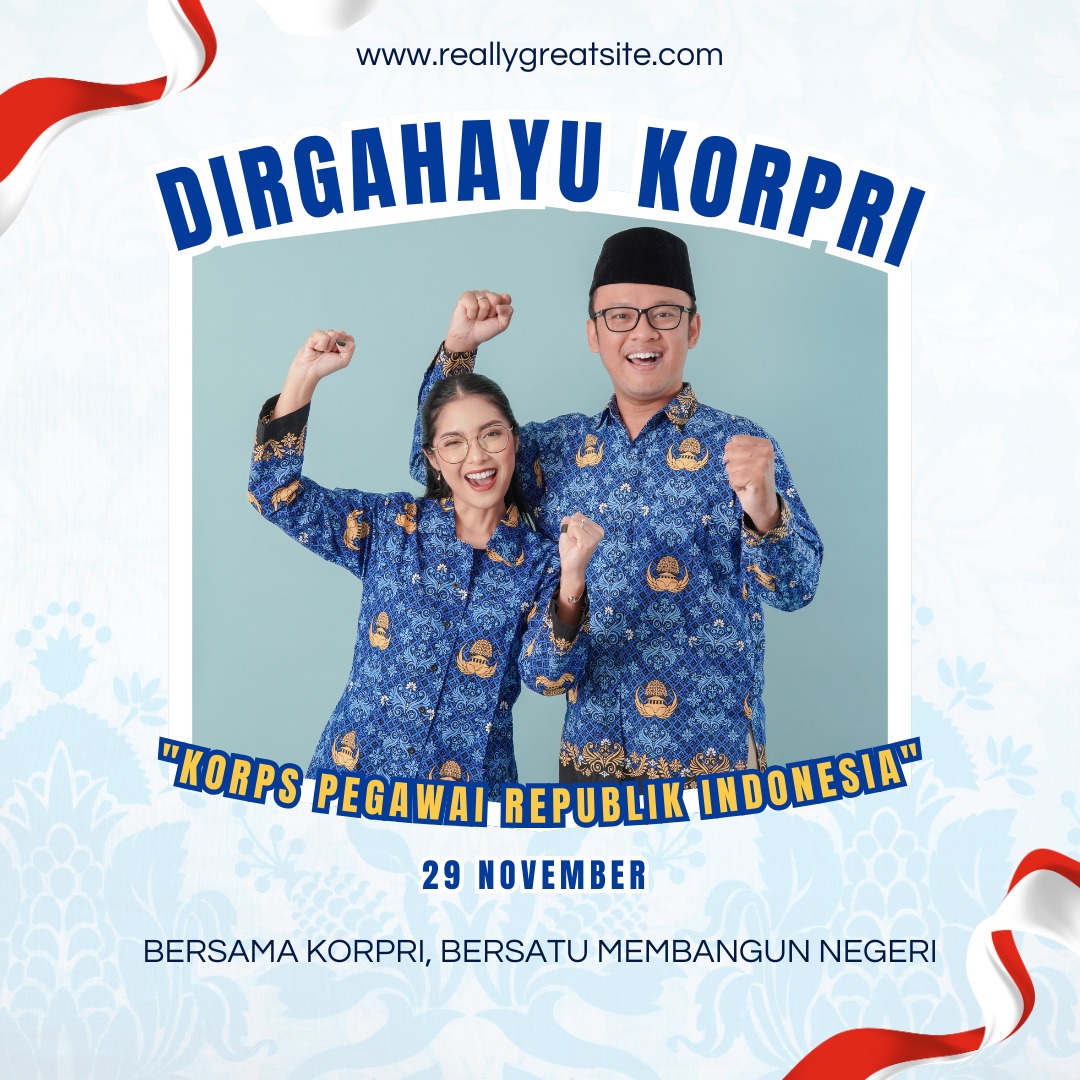 50 Ucapan HUT KORPRI Ke-54 2025: Paling Menyentuh, Cocok untuk Caption & Status/(Foto: Canva)