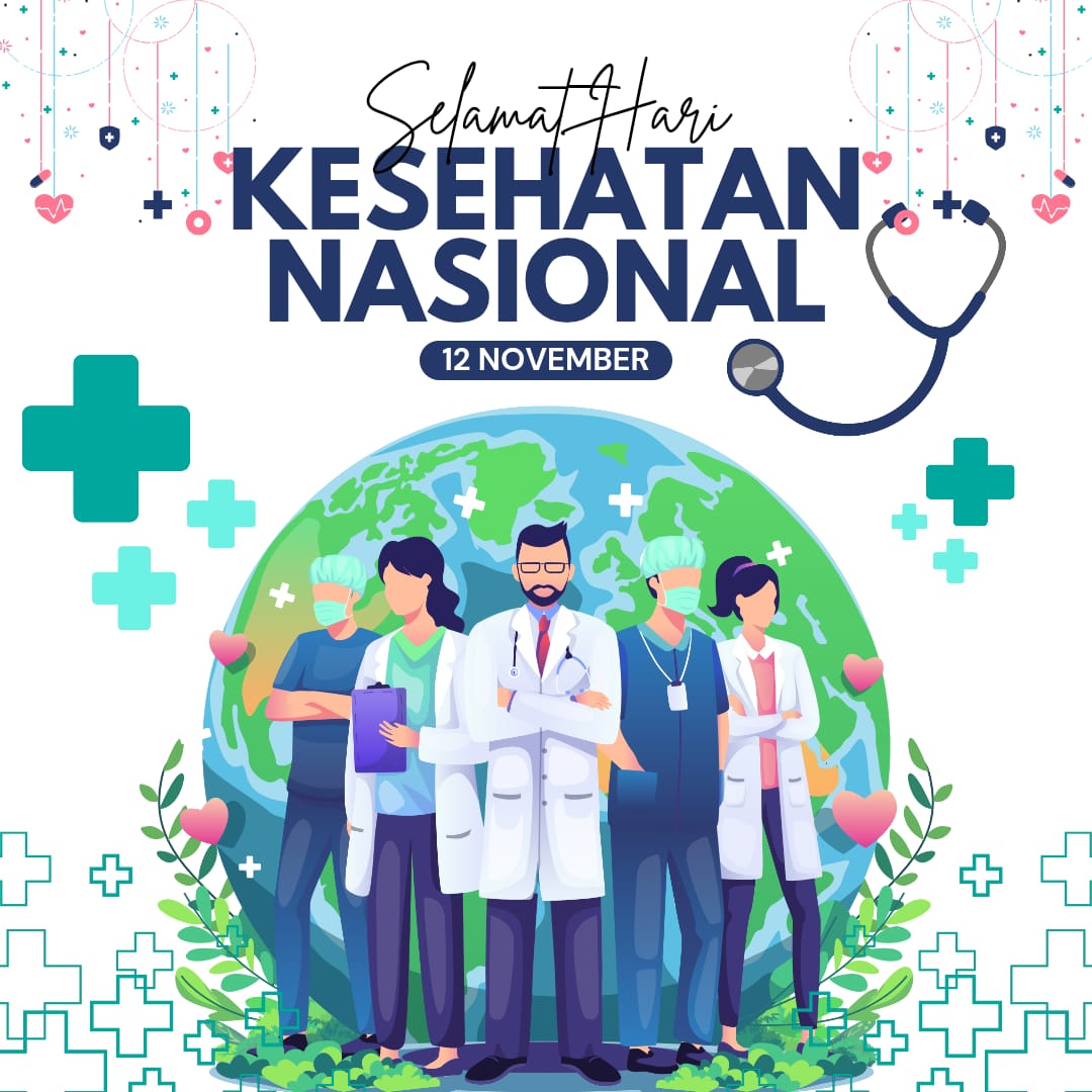 50+ Ucapan Selamat Hari Kesehatan Nasional 2025 Pilihan Kata Inspirasi Peringati 12 November. (Canva)