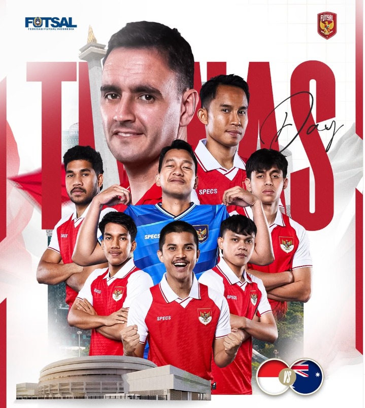 Tim Futsal Indonesia Kian Mantap Menuju SEA Games 2025, Gilas Australia 3–1 di Indonesia Arena. (Foto : Instagram Timnas Futsal)
