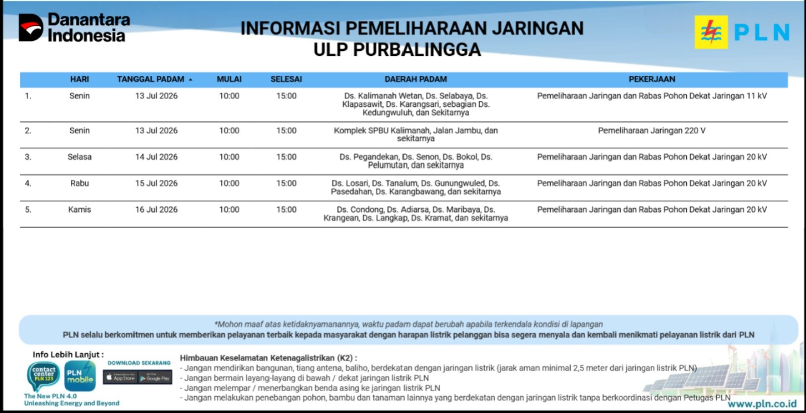 pemadaman listrik